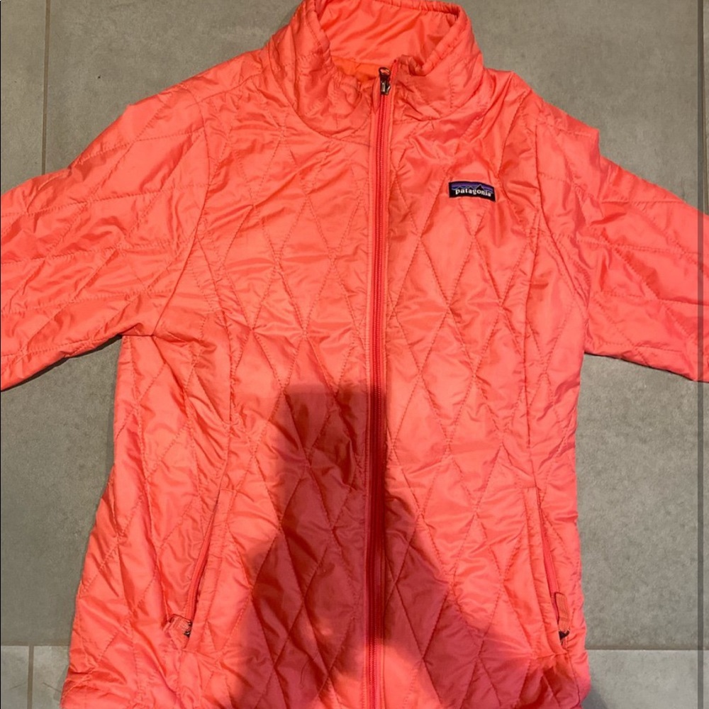 Kids Pink Patagonia Nano Puff